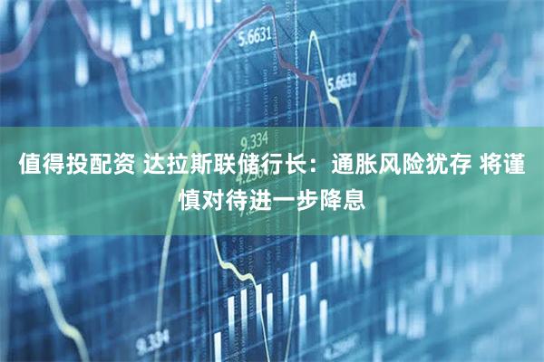 值得投配资 达拉斯联储行长:通胀风险犹存 将谨慎对待进一步降息