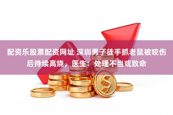 配资乐股票配资网址 深圳男子徒手抓老鼠被咬伤后持续高烧，医生：处理不当或致命